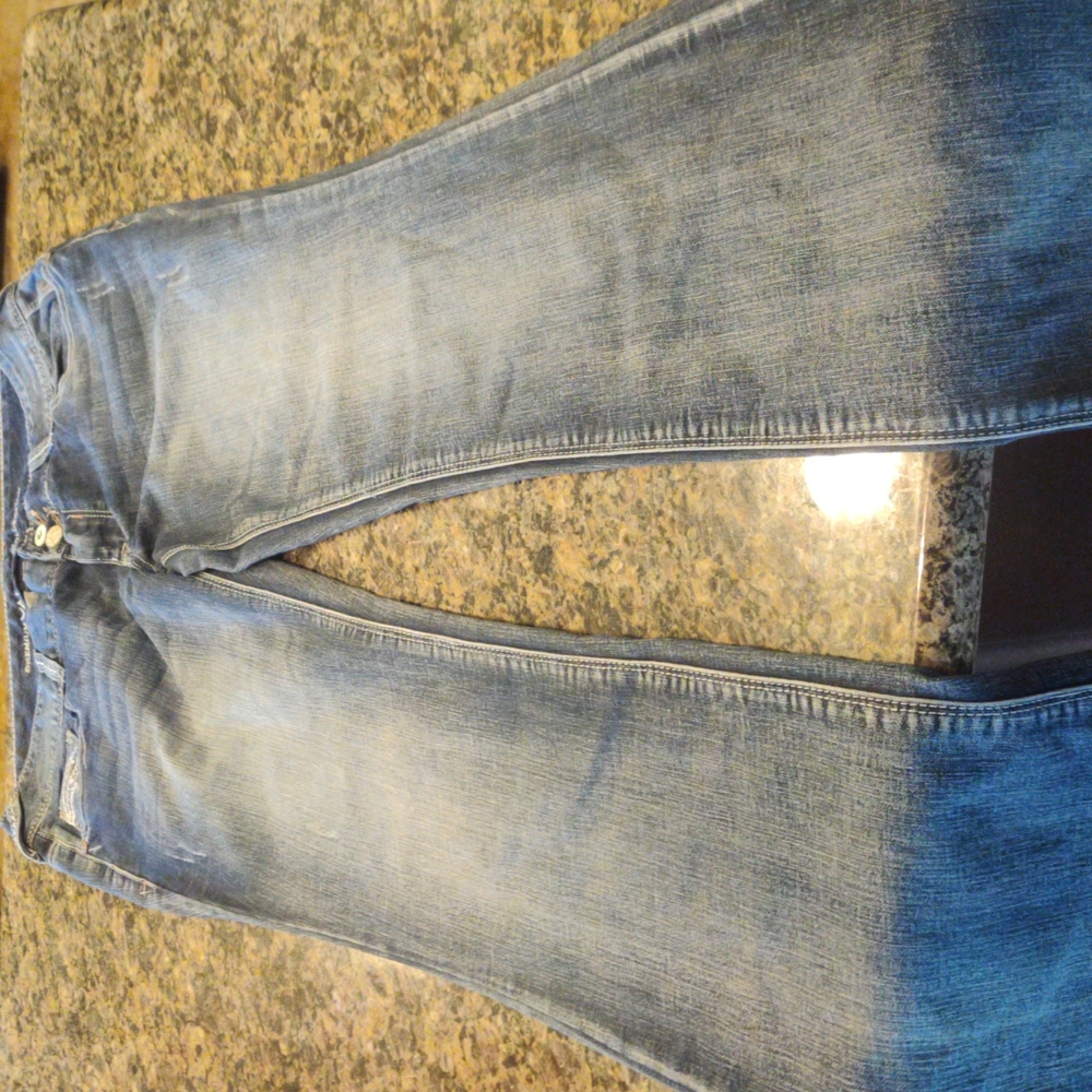 New Premium Vanity Collection 29 Reg Jeans, "Grace" High End Embroidery Stones